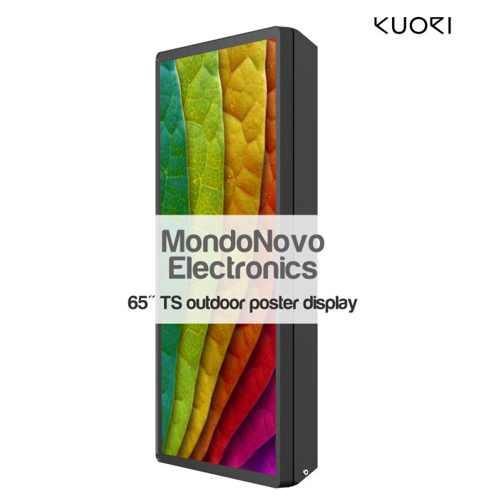 65" Kuori Interactive Outdoor Poster Display - outdoor