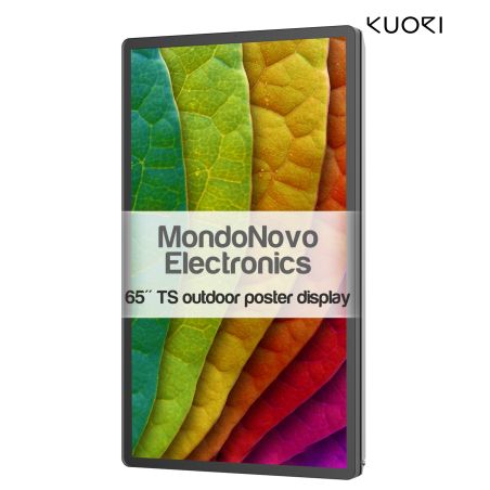 Póster interactivo Kuori de 65" para exteriores - exterior