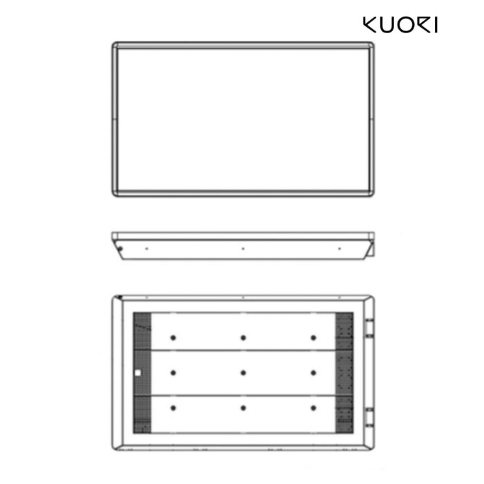 Póster interactivo Kuori de 65" para exteriores - exterior