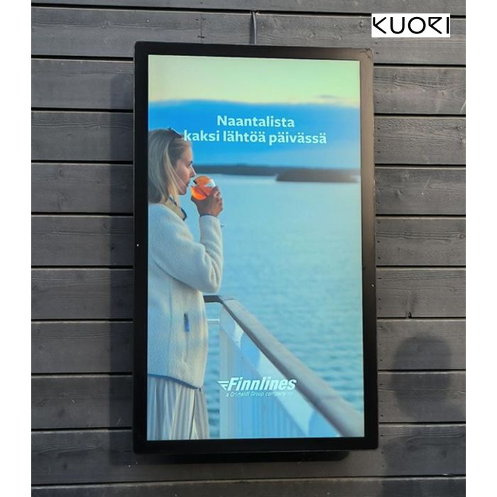 Póster interactivo Kuori de 65" para exteriores - exterior