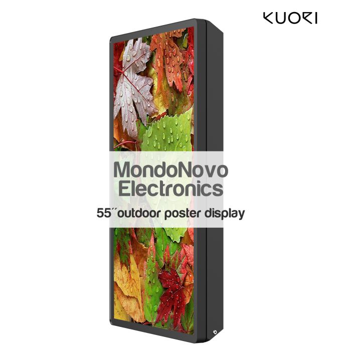 Póster de exhibición multimedia para exteriores Kuori de 55" - exterior