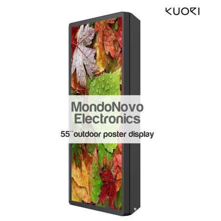 Póster de exhibición multimedia para exteriores Kuori de 55" - exterior
