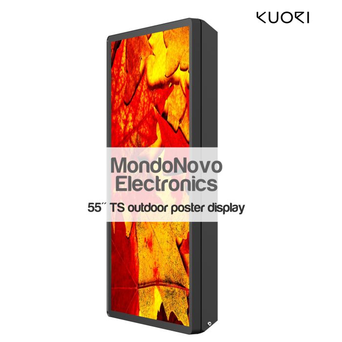 Póster interactivo Kuori de 55" para exteriores - exterior