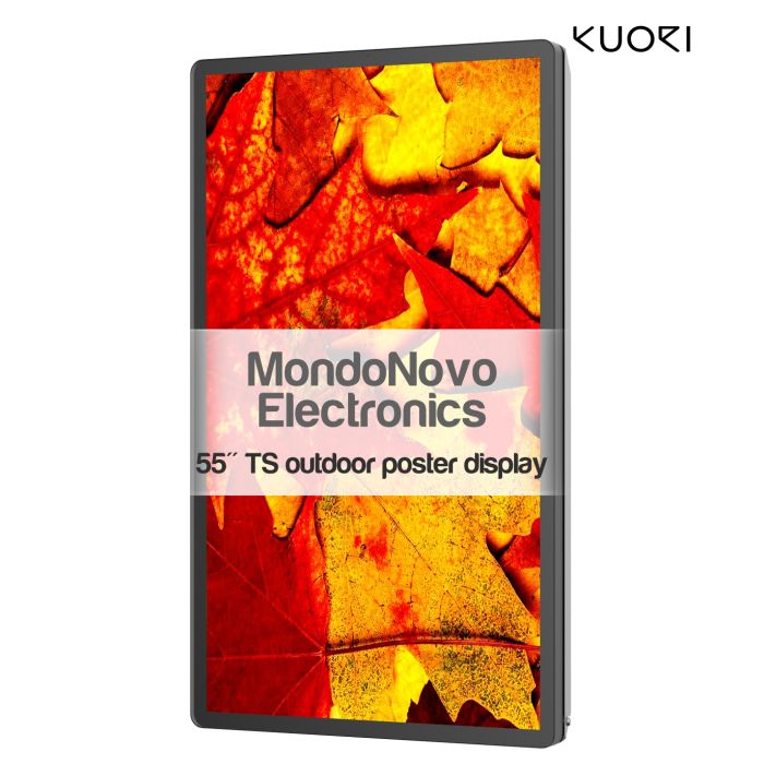 Póster interactivo Kuori de 55" para exteriores - exterior