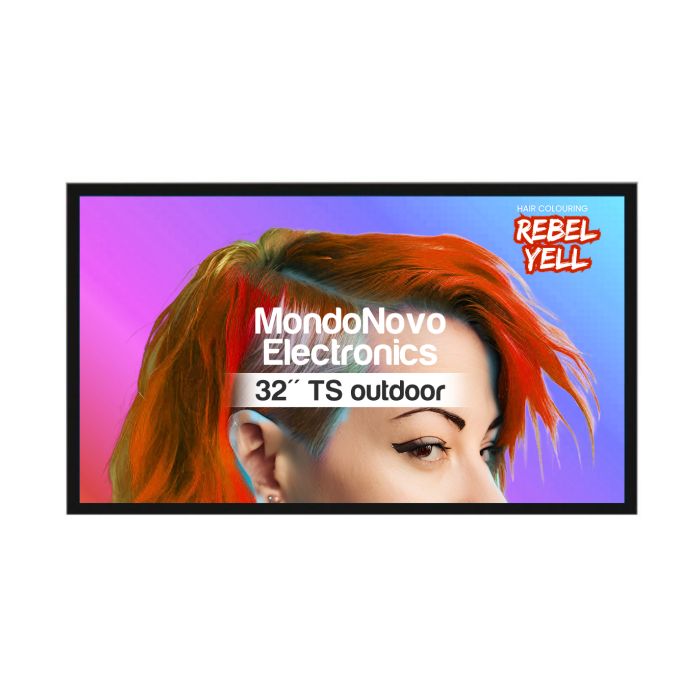 Póster interactivo para exteriores de 32" - exterior