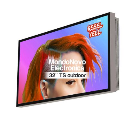 Póster interactivo para exteriores de 32" - exterior