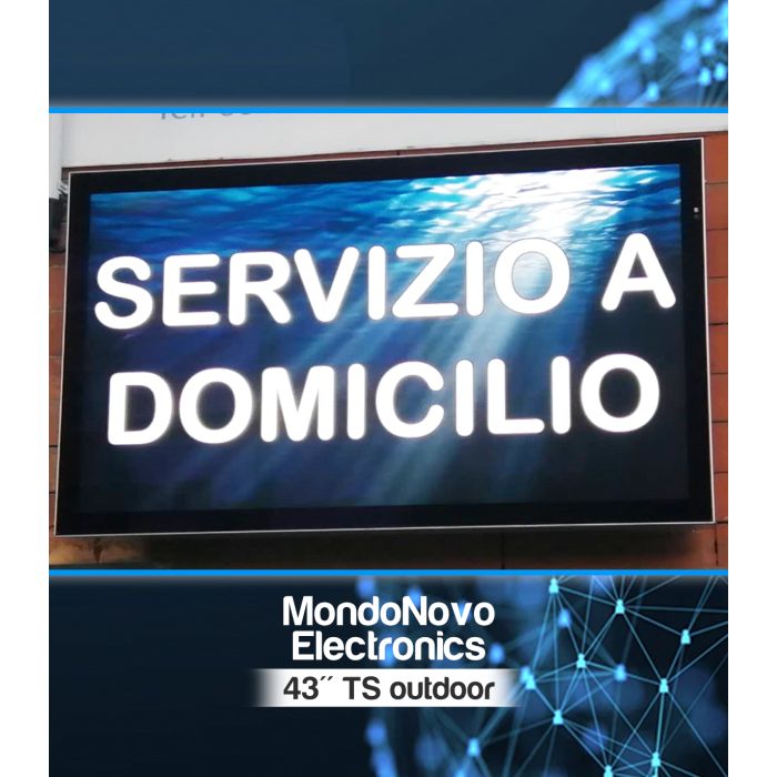 43" Poster Display Interattivo da Esterno - outdoor