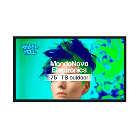 75" Outdoor Interactive Poster Display - outdoor