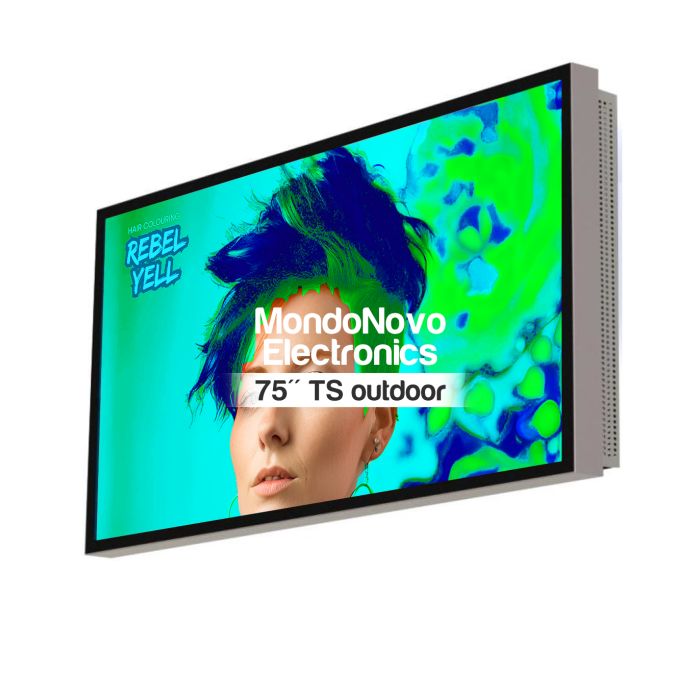 75" Outdoor Interactive Poster Display - outdoor
