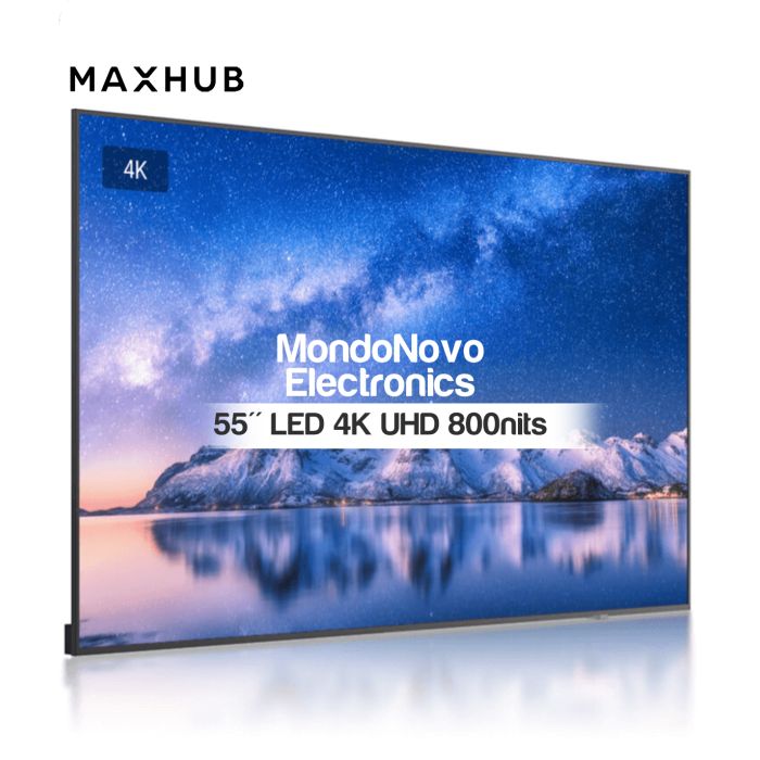 Pantalla LED MaxHub de 55" 4K UHD de 800 nits