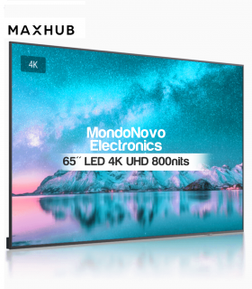 Pantalla LED MaxHub de 65" 4K UHD de 800 nits