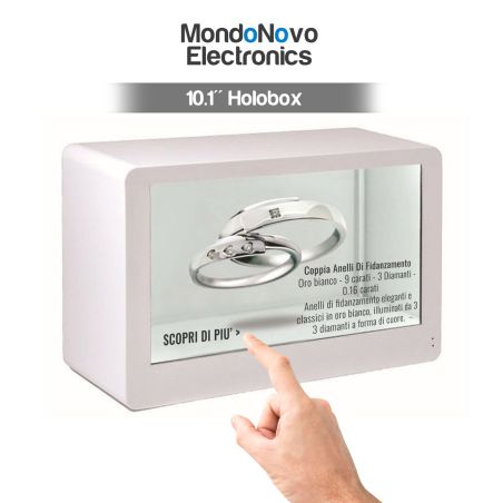 10.1" Holobox - Vitrina transparente holográfica interactiva 3D