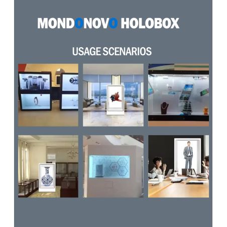 49" Holobox - Vetrina Trasparente 3D Olografica Interattiva