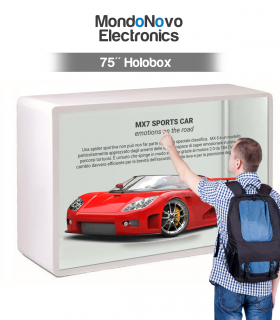 75" Holobox - Interactive 3D Holographic Transparent Showcase