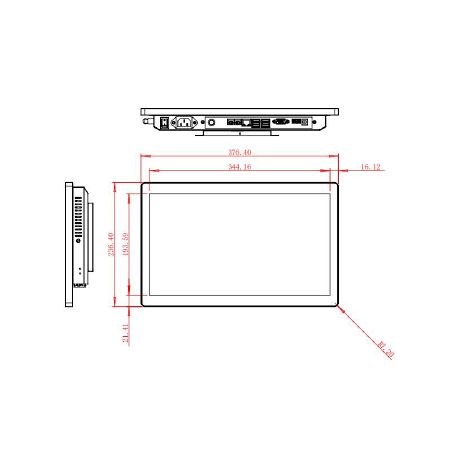 Tablet 15.6" RK3566 per Domotica - Android 11 - POE - 12V
