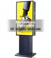 55" Double-Sided Outdoor Totem, Android 11, RK3568, 2+16G