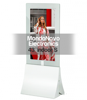 43" Indoor Double Sided Totem with Clear Panel - S Series