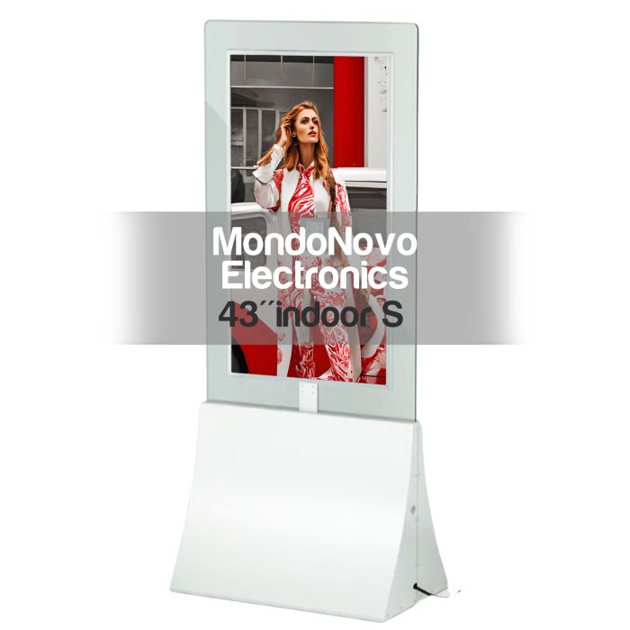 43" Indoor Double Sided Totem with Clear Panel - S Series