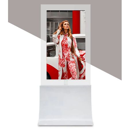 43" Indoor Double Sided Totem with Clear Panel - S Series
