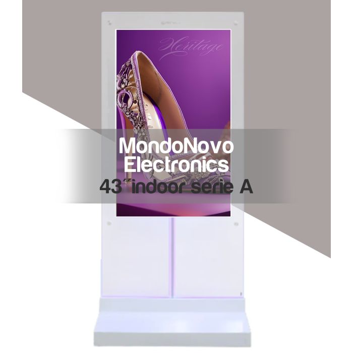 43" Indoor Double Sided Totem with Clear Panel - Series A