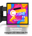 Insegna LED bifacciale P4 a colori, insegna a bandiera COSMI