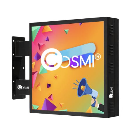 P5 Full Color IP65 Double Sided LED Sign, 700x700mm, COSMI Flag Sign
