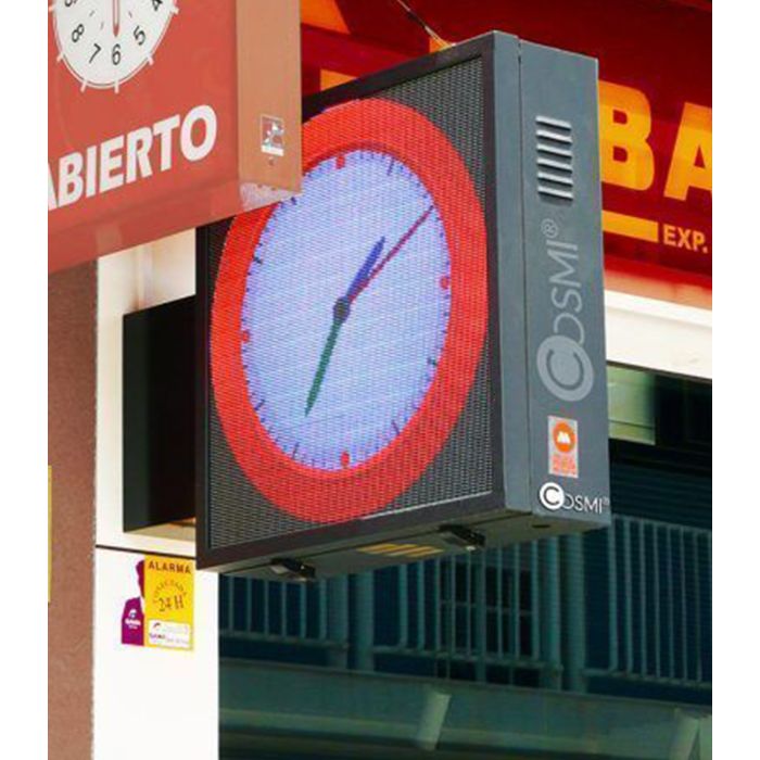 P5 Full Color IP65 Double Sided LED Sign, 700x700mm, COSMI Flag Sign