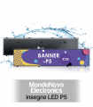 Insegna LED P5 a colori x19 da esterno IP54 1980x540mm COSMI