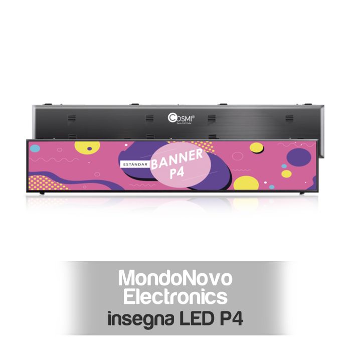 P4 Color LED Sign L29 Outdoor IP65 2940x540mm COSMI