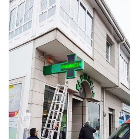 Croce a LED per Farmacia P6 FULL COLOR da esterno IP65 64x64 cm COSMI