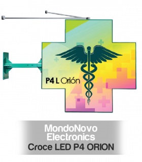 Croce a LED per Farmacia P4 L ORION FULL COLOR da esterno IP65 1028x1028 COSMI