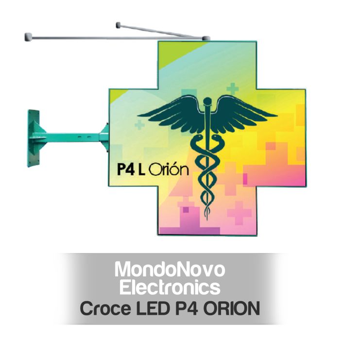 Cruz LED para Farmacia P4 L ORION FULL COLOR exterior IP65 1028x1028 COSMI