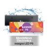 Letrero LED P5 M10 exterior IP65 102x38 cm programable | MondoNovoShop