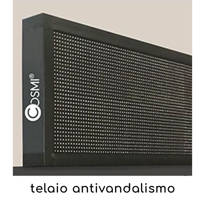 Letrero LED exterior P5 color S7 IP65 700x220mm COSMI