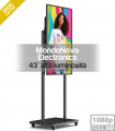 43" 2K 2500nits Android 11.0 Multimedia Totem - High Brightness for Showcase