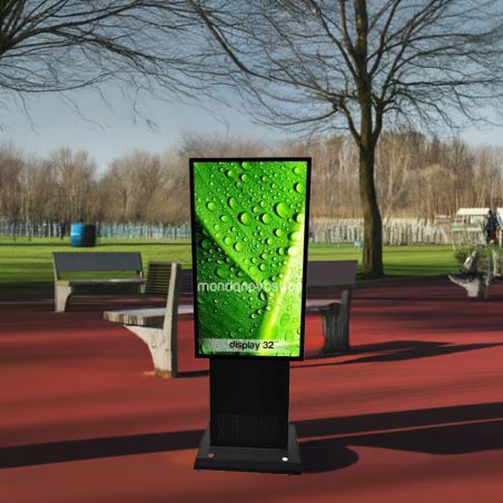 Totem Display para exteriores Pantalla táctil de 32" - Alta calidad