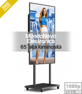 65" 2K 2500nits Android 11.0 Multimedia Totem - High Brightness for Showcase