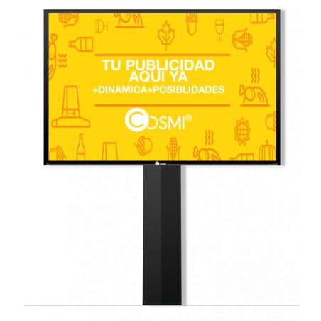Cartellone Digitale LED Bifacciale P5 su Palo | COSMI Urban 2050×1417 | 4G