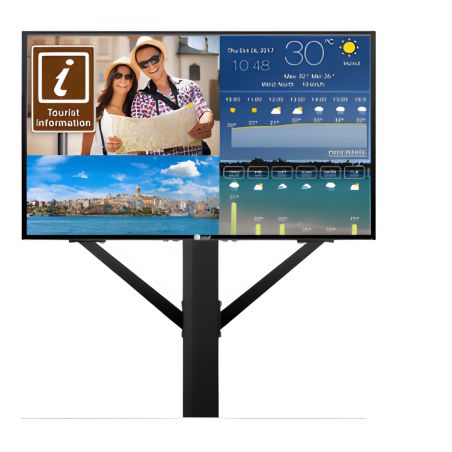 Cartellone Digitale LED P5 XL su Palo | COSMI Urban 2986×2041