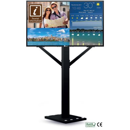 Cartellone Digitale LED P5 XL su Palo | COSMI Urban 2986×2041