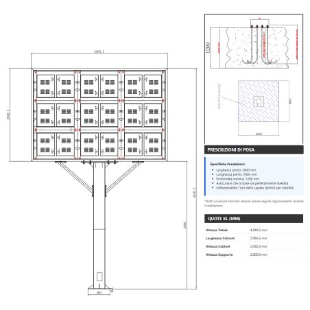 Cartellone Digitale LED P5 XL su Palo | COSMI Urban 2986×2041