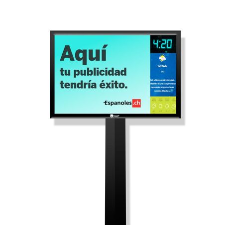 Cartellone Digitale LED P4 su Palo | COSMI Urban 2051×1417 | 4G