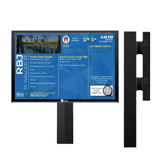 Cartellone Digitale LED P4 su Palo | COSMI Urban 2051×1417 | 4G