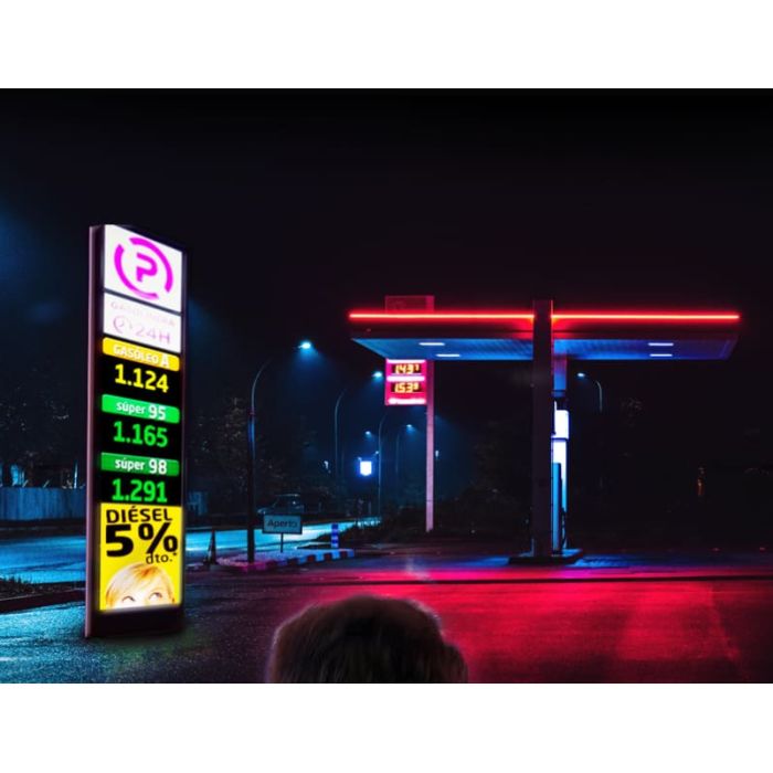 Pantalla LED P8 Cosmi exterior 64x96 cm 5500 nits IP65 | MondoNovoShop