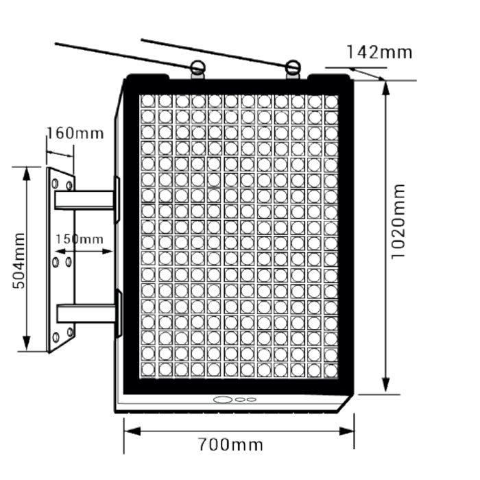 P5 Cosmi 70x102 5500 nits IP65 | MondoNovoShop LED banner sign