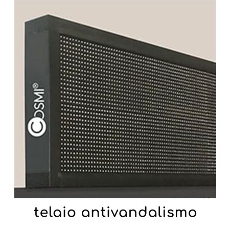 Letrero LED P8 a color S7 para exteriores programable. IP65 70x22 cm 80x20px COSMI