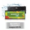 LED banner sign P8 Cosmi 134x54 5500 nits IP65 | MondoNovoShop