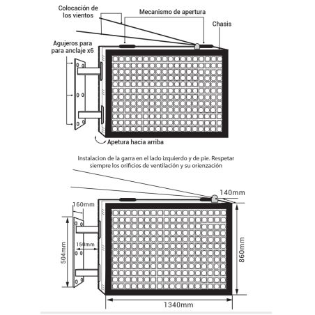 Cosmi 134x86 5500 nits IP65 P4XL LED señal de asta de bandera | MondoNovoShop