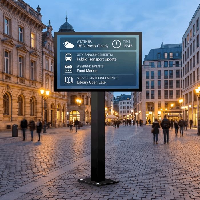 Full Color P5 Double-Sided LED Digital Advertising Billboard