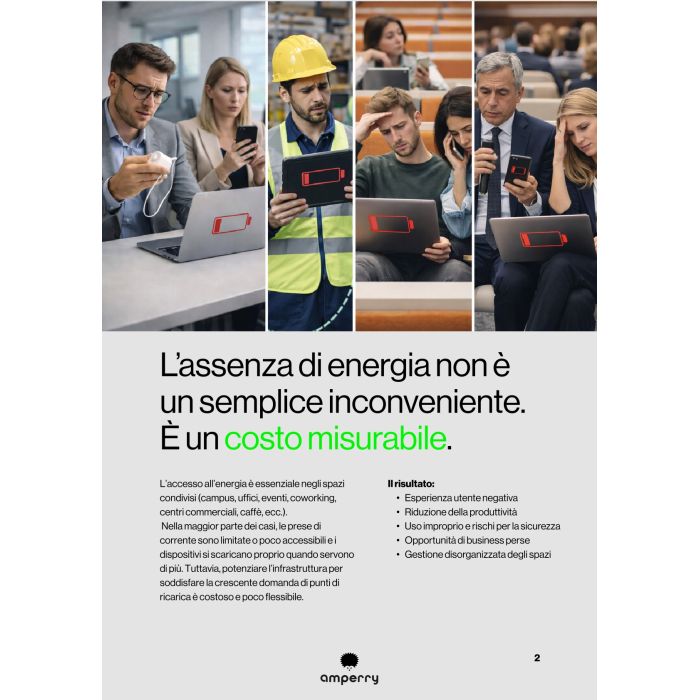 Station Amperry 6 powerbank 60Wh | Richiedi preventivo